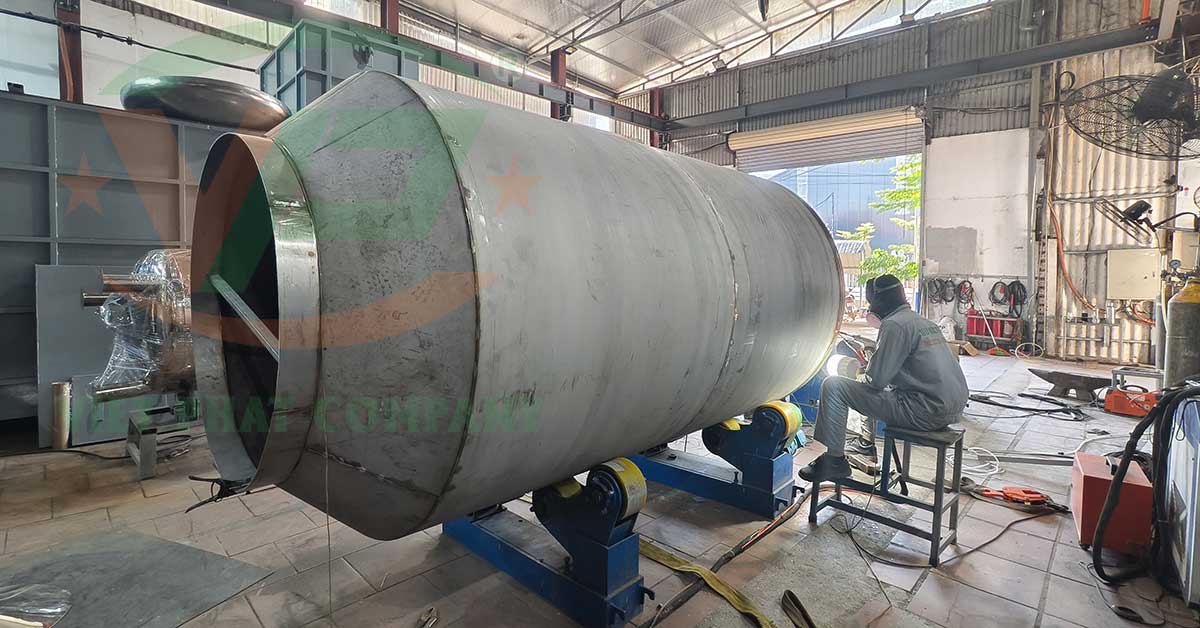Gia công cột lọc inox
