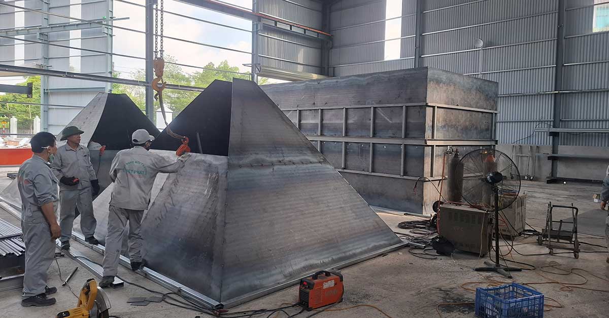 gia công hệ thống xử lý nước thải 3000m3/ngày đêm cho dự án tại Hà Nam