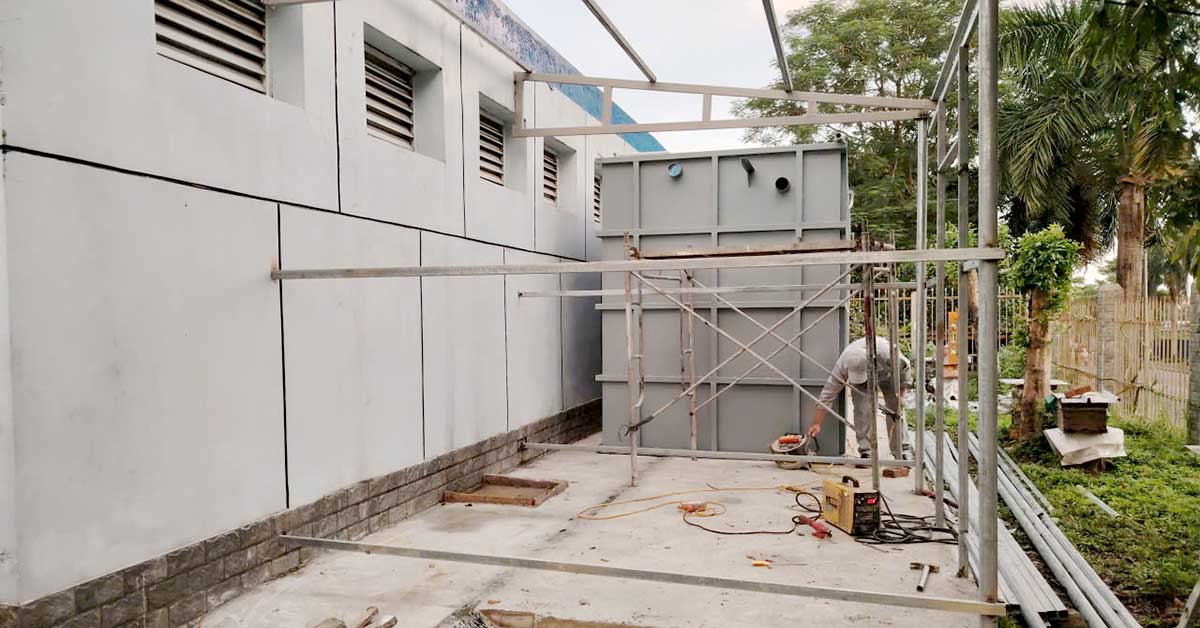 Lắp đặt module xử lý nước thải hợp khối 30m3/ngày đêm tại KCN Lương Sơn, Hòa Bình