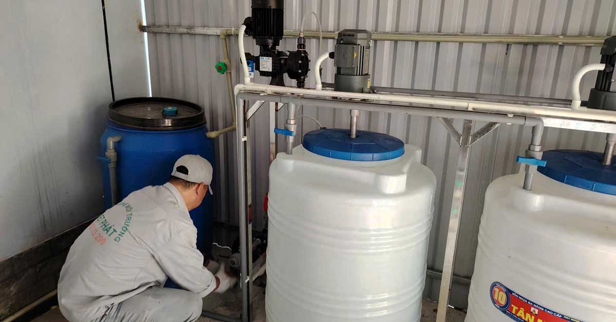Lắp đặt hệ thống châm hóa chất