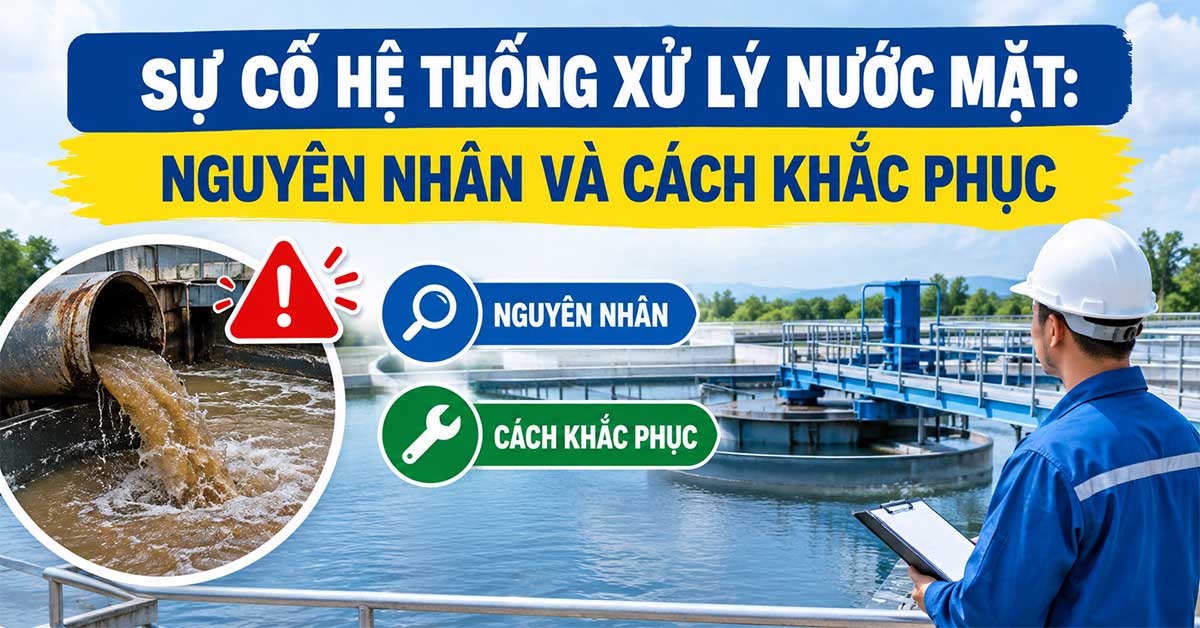 Sự Cố Hệ Thống Xử Lý Nước Mặt: Nguyên Nhân Và Cách Khắc Phục