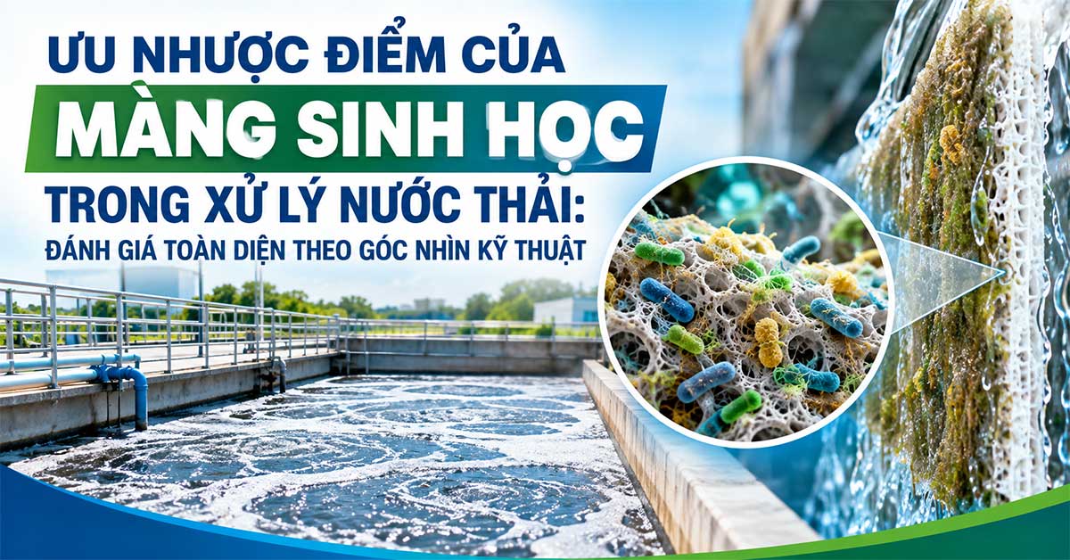 Ưu Nhược Điểm Của Màng Sinh Học Trong Xử Lý Nước Thải: Đánh Giá Toàn Diện Theo Góc Nhìn Kỹ Thuật
