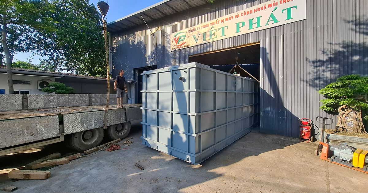 Module xử lý nước thải hợp khối